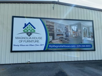 Wallscape of the Week: Turning Banners Into Business for Magnolia House of Furniture