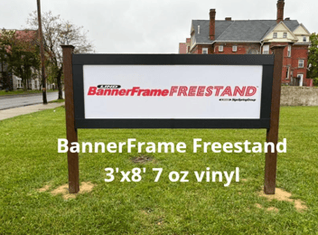 No Surface? No Problem! Banner Frame Freestand