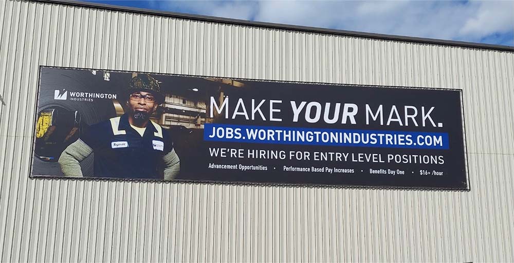 BannerFrameCLASSIC-with-NO-cover-Sections-007 Steel Siding Sign Challenges? Lind Offers Banner & Signage Solutions for Metal Siding!