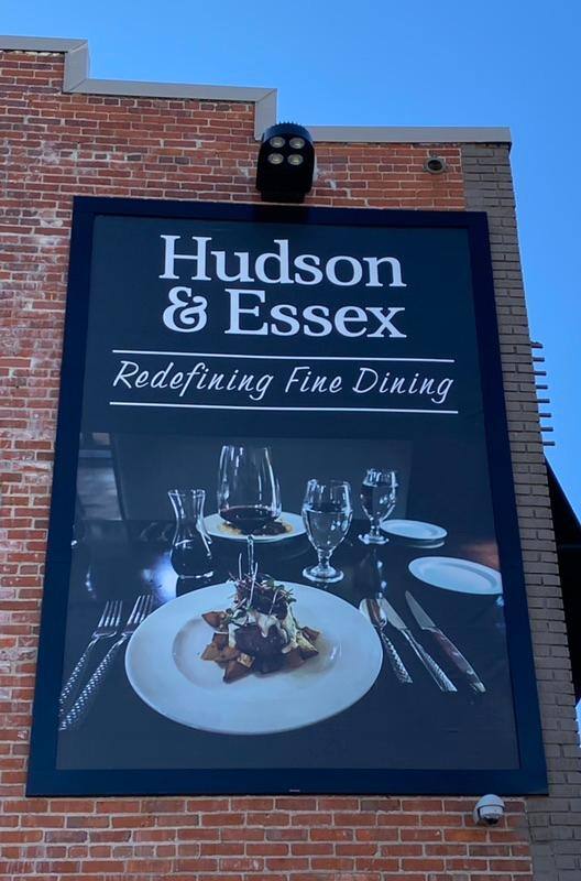 Hudson_And_Essex_Lind_SignSpring_BannerFrameCLASSIC_framing_covers_added Is It A Banner or A Sign? Yes. Lind's SignSpring BannerFrame System Provides the Benefits of Both.