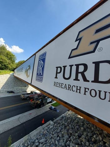 Purdue Aerospace District is Forging the Future Of Entranceway Designs with Lind SignSpring