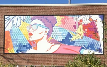 Wallscape of The Week: Lind SignSpring BannerFrameCLASSIC Beautifies Lansing!