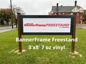No Surface? No Problem! Lind Offers Free Standing Signage!
