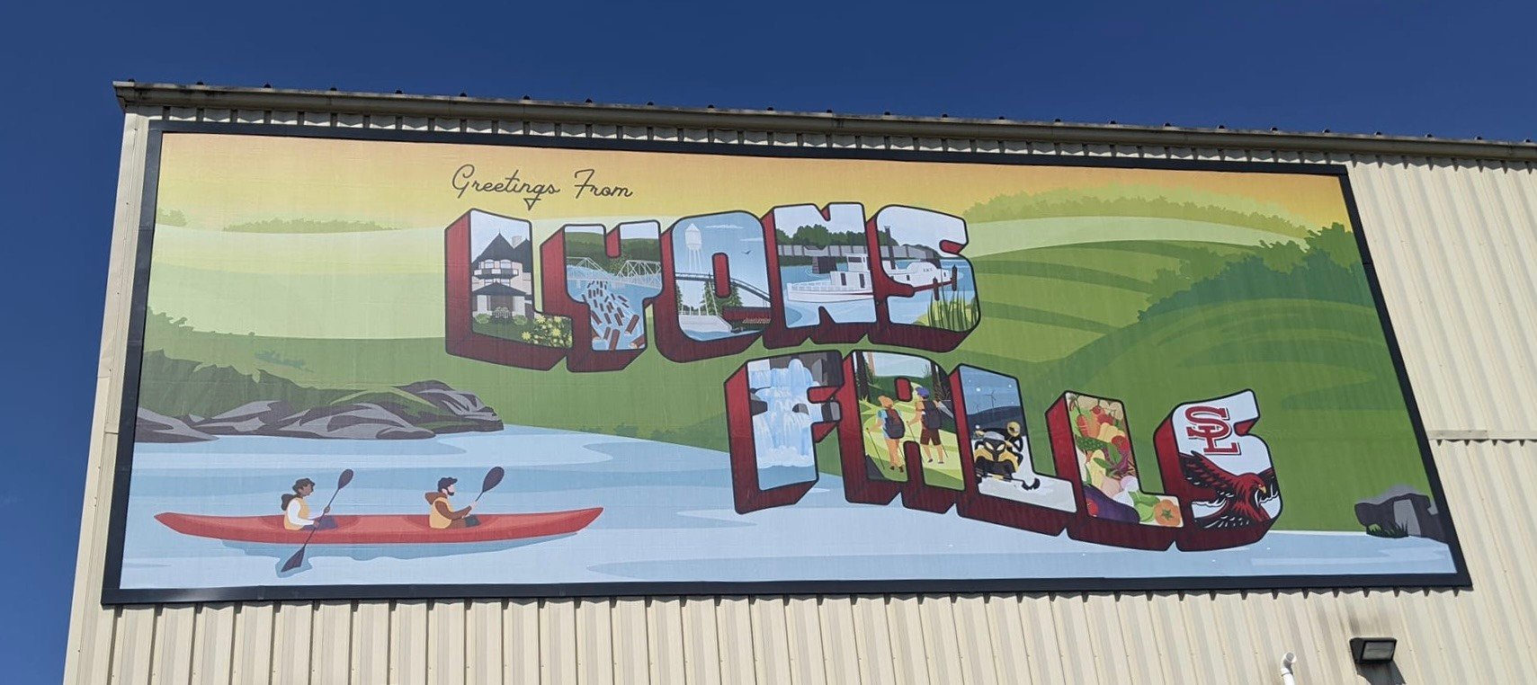 Wallscape of The Week: As Pretty As A Postcard! Lyons_Falls_Lewis_County_Chamber_of_Commerce_Lowville_NY_Greeting_Card_Wallscapes_Lind_SignSpring_BannerFrame_Classic Lyons_Falls_Lewis_County_Chamber_of_Commerce_Lowville_NY_Greeting_Card_Wallscapes_Lind_SignSpring_BannerFrame_Classic Wallscape of The Week: As Pretty As A Postcard!