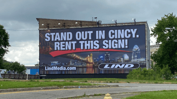 Lind SignSpring BannerFrameCLASSIC Stands Out in Cincinnati