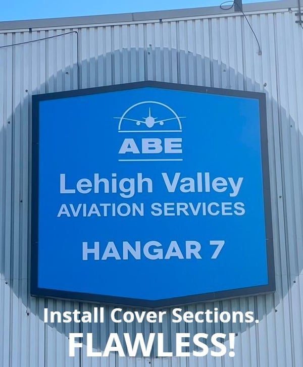 bethlehem-steel-sign-reface-lind-signspring-bannerframe-classic-covers-install-flawless-final Funky Banner Surface? No Problem!