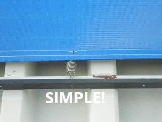 Funky Banner Surface? No Problem! bethlehem-steel-sign-reface-lind-signspring-bannerframe-classic-covers-install-spring-tips-closeup bethlehem-steel-sign-reface-lind-signspring-bannerframe-classic-covers-install-spring-tips-closeup Funky Banner Surface? No Problem!