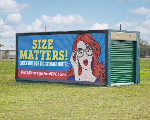 poth-storage-and-rv-bannerframe-classic-banner-lind-signspring-storage-container Do You Need to Get Your Message Moving?