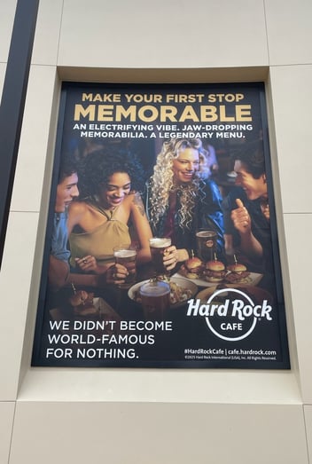 Casino Banner Frame System for Fast Graphic Changeouts