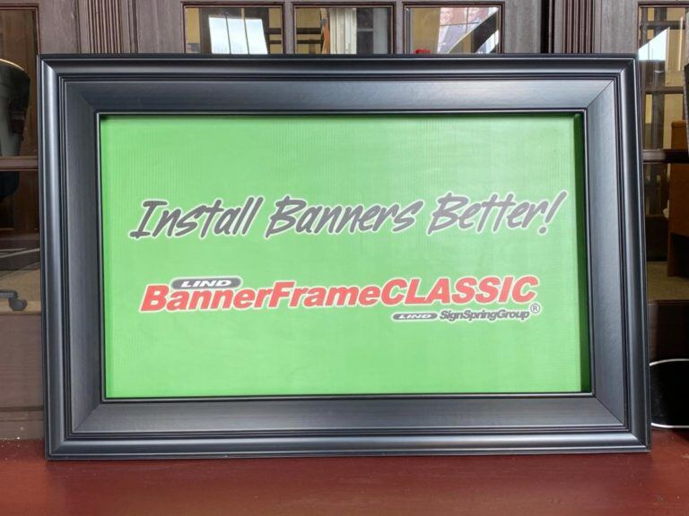 Banner Frame is your Banner Installation Solution | Lind SignSpring