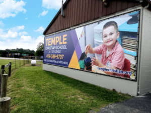 Temple-Christian-School-Banner-Brighter-300x225 ONE man. ONE wall. ONE Hour.
