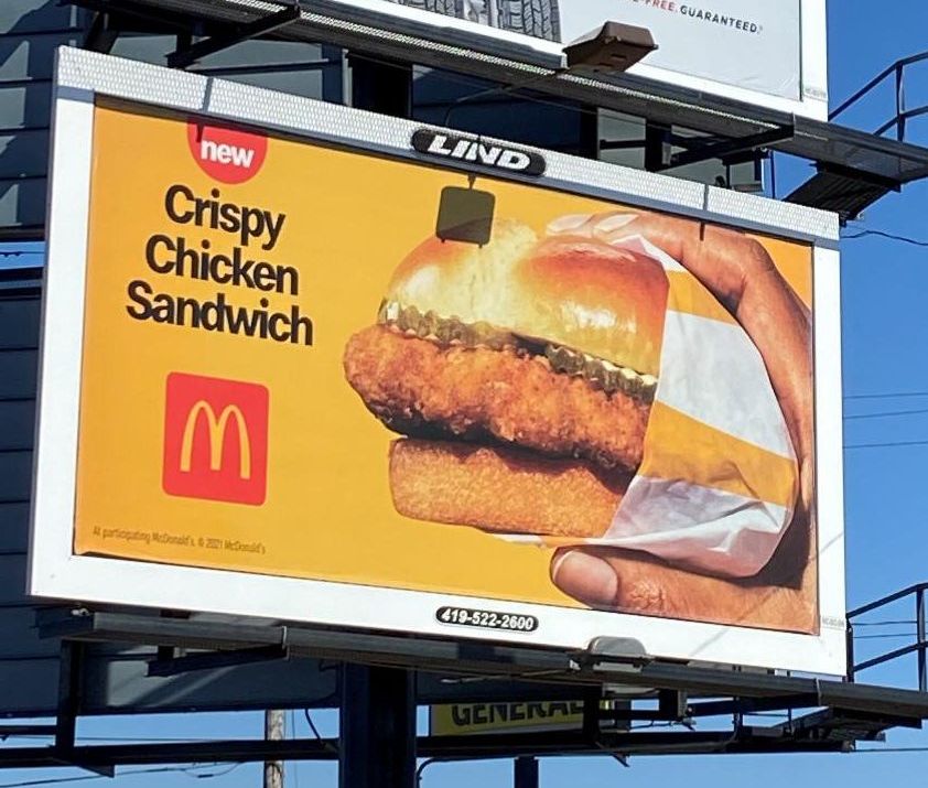 Lind_SignSpring_BannerFrame_McDonalds_Crispy_Chicken_Sandwich What's Your Problem? Consider it Solved!