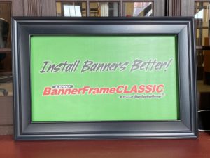 Lind_SignSpring_Banner_Frame_Deluxe_Green_Picture-300x225 Banner Frame is your Banner Installation Solution