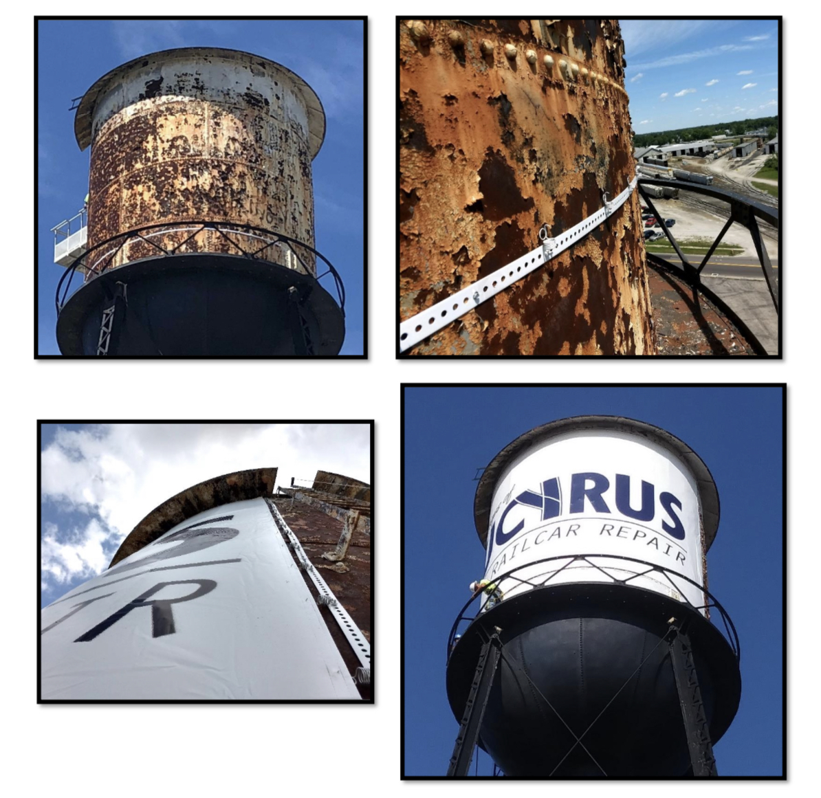 Cyrus_Water_Tower_Restoration_Railcar_Repair_install_images What IS BannerFrameFlex?