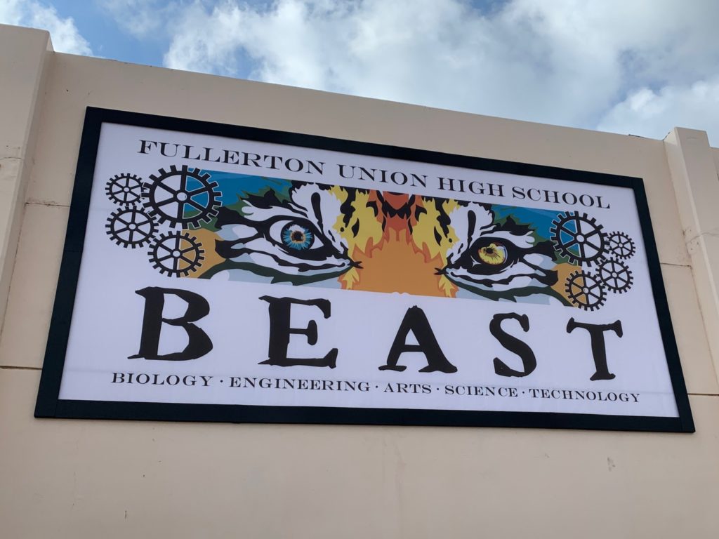 Fullerton-Union-High-School-BEAST-Biology-Engineering-Arts-Science-Technology-Banner-Frame-Classic-on-stucco-8oz-mesh-16x32-1-1024x768 Do you have a BEAST to feed?