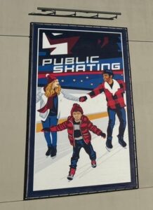 Ice-Skating-Banner-is-up-218x300 Tulsa Time! Durable BannerFrame Classic