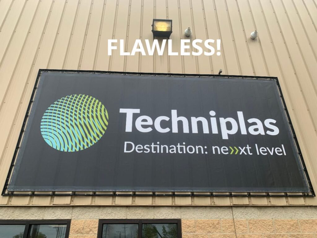 Techniplas-Banner-hung-on-Wall-1024x768 Great Walls are a Terrible Thing to Waste— Lind Offers Simple Banner Installation!