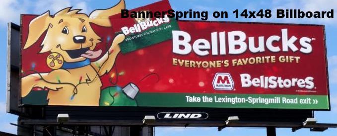 BellBucks Billboard ad