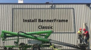Install-BannerFrame-Classic-Blank-wall-before-install-300x167 Lind SignSpring: Custom Banner Signs for Your Business
