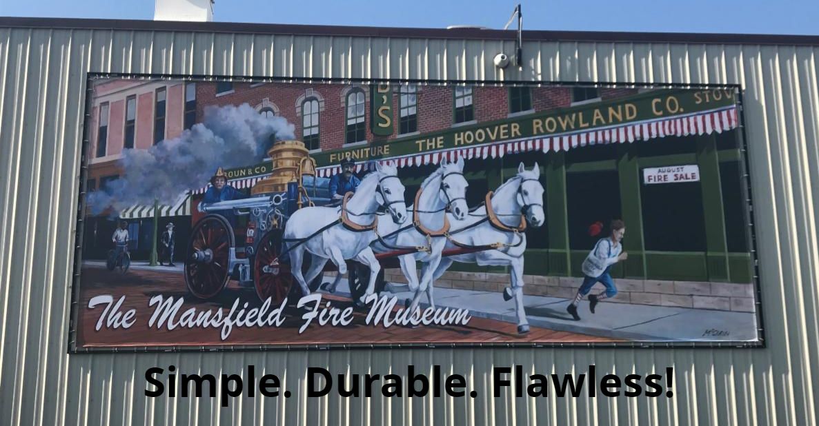 Poster of the Mansfield Fire Museum