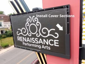 cover-sections-being-installed-on-sign-300x225 Lind SignSpring: Signage Displays That Work Every Time, All the Time!
