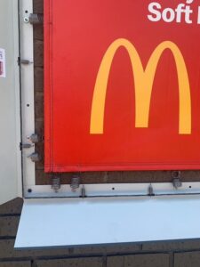 IMG_2269-225x300 Easy banner change-outs For McDonald's with BannerFrame Hinge!