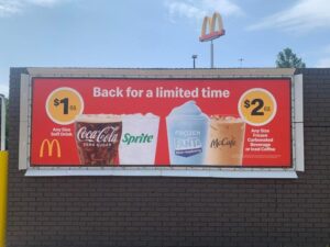 IMG_2273-300x225 Easy banner change-outs For McDonald's with BannerFrame Hinge!